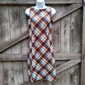 Rampage Plaid Vintage Sheath Dress Sz 5
